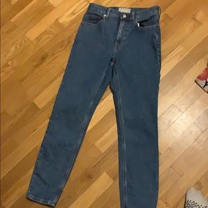 Everlane high rise skinny jeans, size 27